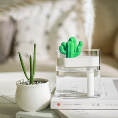 Ultrasonic Air Humidifier Clear Cactus Zendrop