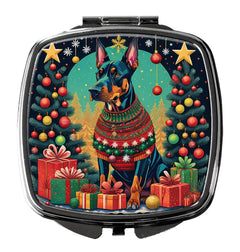 Doberman Pinscher Christmas Compact Mirror Florida Guy