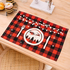 Assorted 2-Piece Plaid Placemats - Florida Guy