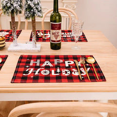 Assorted 2-Piece Plaid Placemats - Florida Guy