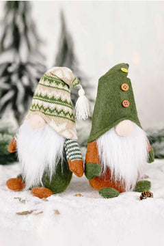 2-Pack Christmas Short Leg Faceless Gnomes Trendsi