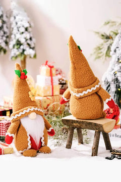 2-Pack Christmas Gingerbread Gnomes Trendsi