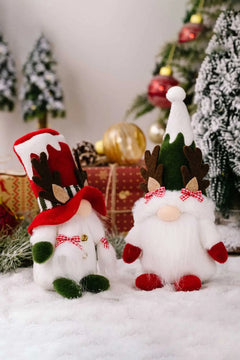 2-Pack Christmas Reindeer Gnomes Trendsi