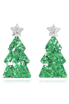 Christmas Tree Acrylic Earrings - Florida Guy