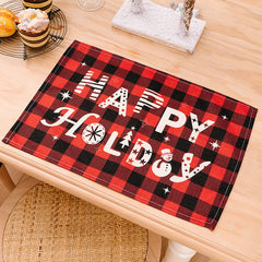 Assorted 2-Piece Plaid Placemats - Florida Guy