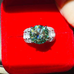 5 Carat Moissanite 925 Sterling Silver Ring Trendsi