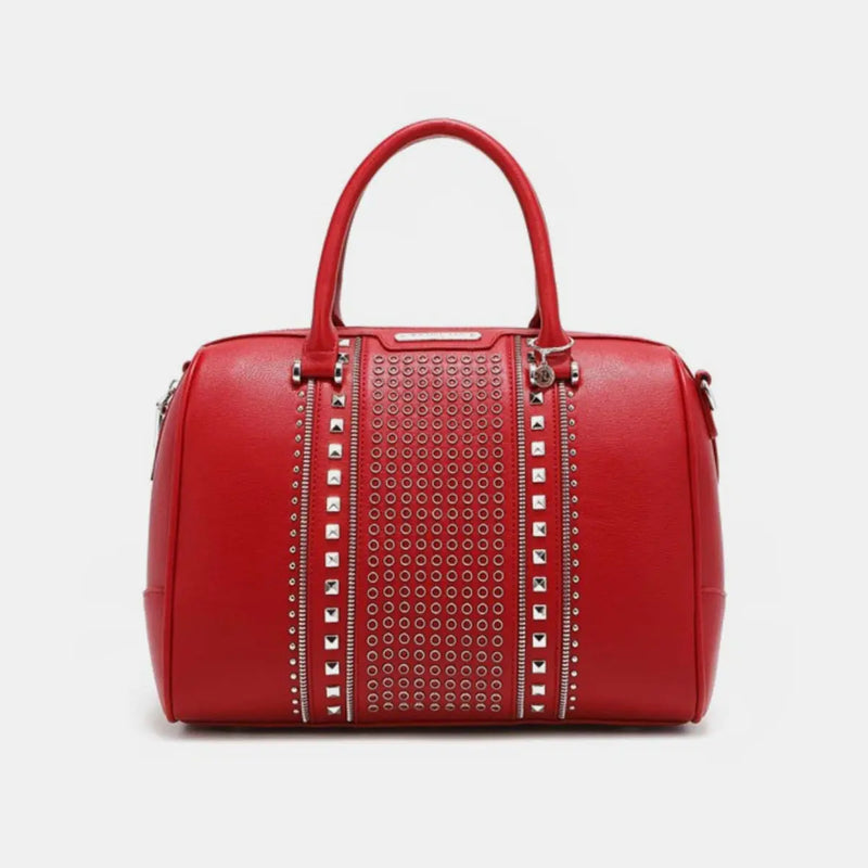 Nicole Lee USA Studded Boston Bag - Florida Guy