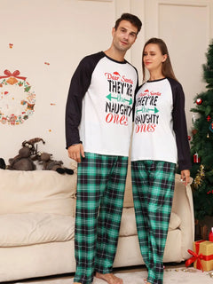 Full Size Graphic Top and Plaid Pants Set - Florida Guy