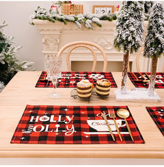 Assorted 2-Piece Plaid Placemats - Florida Guy