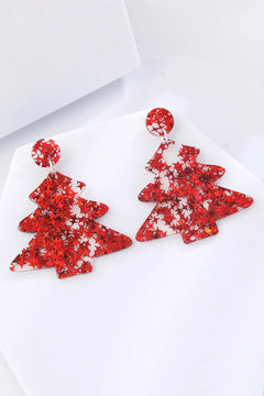 Christmas Tree Acrylic Earrings - Florida Guy