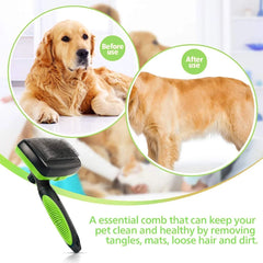 Self Cleaning Dog Brush Zendrop