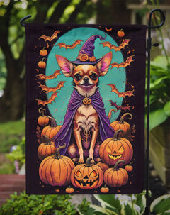 Chihuahua Witchy Halloween Garden Flag Florida Guy