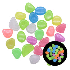 Glow in the Dark Garden Pebbles Zendrop