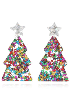 Christmas Tree Acrylic Earrings - Florida Guy