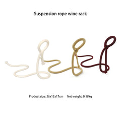 Suspended Rope Wine Bottle Zendrop