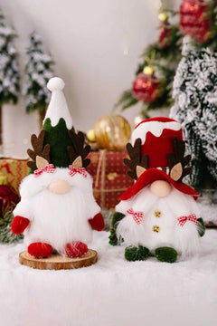 2-Pack Christmas Reindeer Gnomes Trendsi