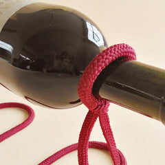 Suspended Rope Wine Bottle Zendrop