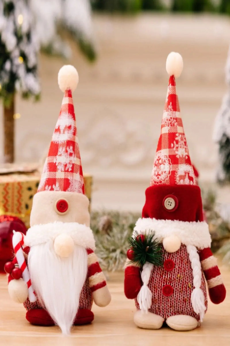 2-Pack Christmas Pointed Hat Gnomes Trendsi