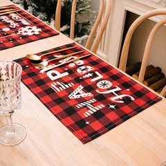 Assorted 2-Piece Plaid Placemats - Florida Guy