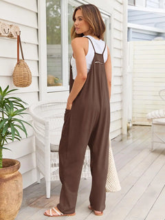 V-Neck Spaghetti Strap Jumpsuit - Florida Guy