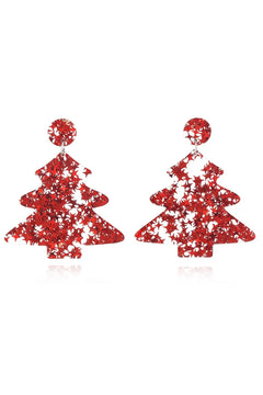 Christmas Tree Acrylic Earrings - Florida Guy