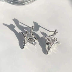 Asterism Rhinestone Earrings Zendrop