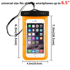 3 Pack Waterproof Floating Cell Phone Pouch Dry Bag Case Cover For Phone Samsung Florida Guy