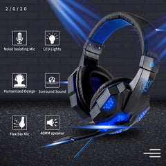 LED Light Wired Gamer Headset Zendrop