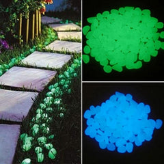 Glow in the Dark Garden Pebbles Zendrop