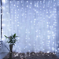 Christmas Lights Curtain Garland Florida Guy