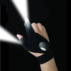 Flashlight Fingerless Glove Florida Guy