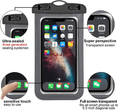 3 Pack Waterproof Floating Cell Phone Pouch Dry Bag Case Cover For Phone Samsung Florida Guy