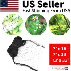 33FT Anti Bird Netting Pond Net Protection Tree Crops Plants Fruits Garden Mesh Florida Guy