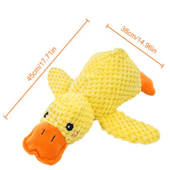 Dog Calming Duck Sound Toys Pet Plush Toy with Quacking Sound Calming Duck Dog Toy Dog Stuffed Animals Chew Toy for Dogs