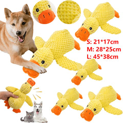 Dog Calming Duck Sound Toys Pet Plush Toy with Quacking Sound Calming Duck Dog Toy Dog Stuffed Animals Chew Toy for Dogs