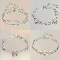 Crystal Flowers Bracelet - Florida Guy