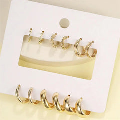 Gold Circle Hoop Earrings - Florida Guy