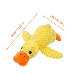 Dog Calming Duck Sound Toys Pet Plush Toy with Quacking Sound Calming Duck Dog Toy Dog Stuffed Animals Chew Toy for Dogs