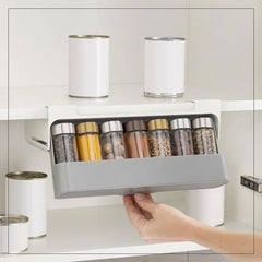 Kitchen Self-Adhesive Wall-Mounted Spice Organizer Zendrop