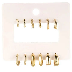 Gold Circle Hoop Earrings - Florida Guy