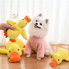 Dog Calming Duck Sound Toys Pet Plush Toy with Quacking Sound Calming Duck Dog Toy Dog Stuffed Animals Chew Toy for Dogs