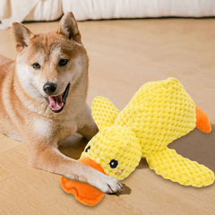 Dog Calming Duck Sound Toys Pet Plush Toy with Quacking Sound Calming Duck Dog Toy Dog Stuffed Animals Chew Toy for Dogs