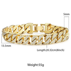 Miami Gold Curb Cuban Bracelet Zendrop