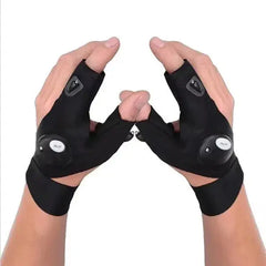 Flashlight Fingerless Glove Florida Guy