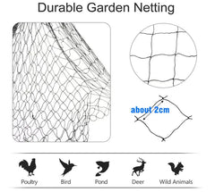 33FT Anti Bird Netting Pond Net Protection Tree Crops Plants Fruits Garden Mesh Florida Guy