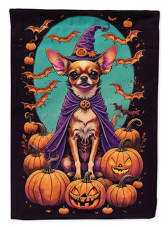 Chihuahua Witchy Halloween Garden Flag Florida Guy