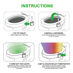 Toilet Night Light Zendrop