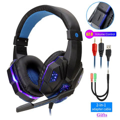 LED Light Wired Gamer Headset Zendrop