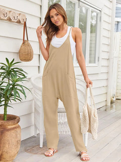 V-Neck Spaghetti Strap Jumpsuit - Florida Guy