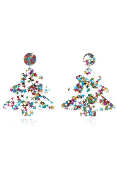 Christmas Tree Acrylic Earrings - Florida Guy